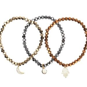 BuDhaGirl Kryptonite Bracelets. Bronze (OS)